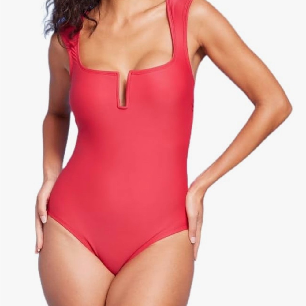 Kona Sol Red Women's One Piece Swimsuit